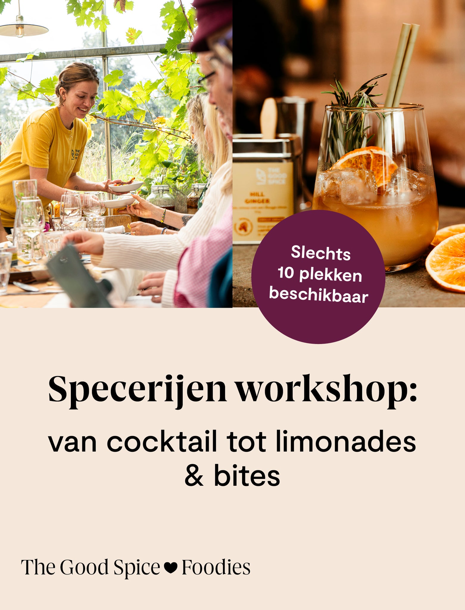 Specerijen workshop: van cocktail tot limonade & bites - middag