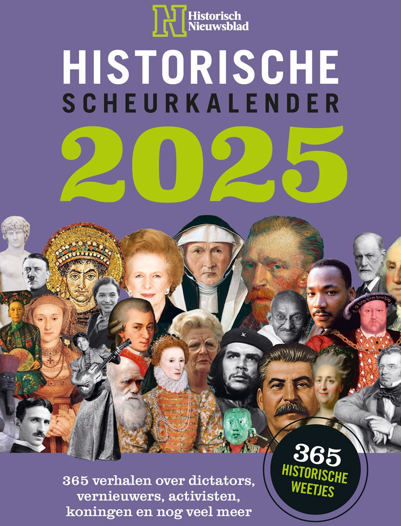 Historische scheurkalender 2025